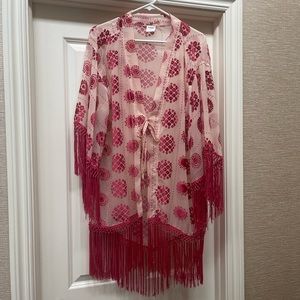 Free people, sheer robe